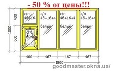 Окна VEKA (Века) готовые со скидкой - 50 %